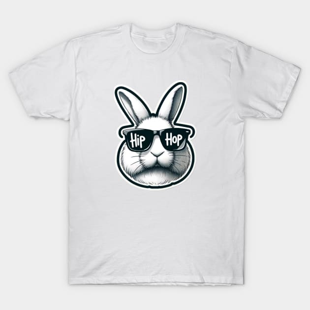 HIP HOP EASTER BUNNY T-Shirt by Lolane